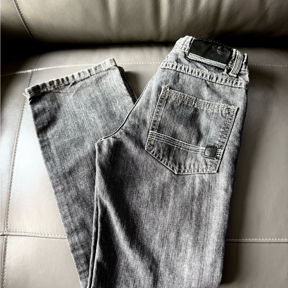 Timberland Boys Washed Black Jeans Size 12